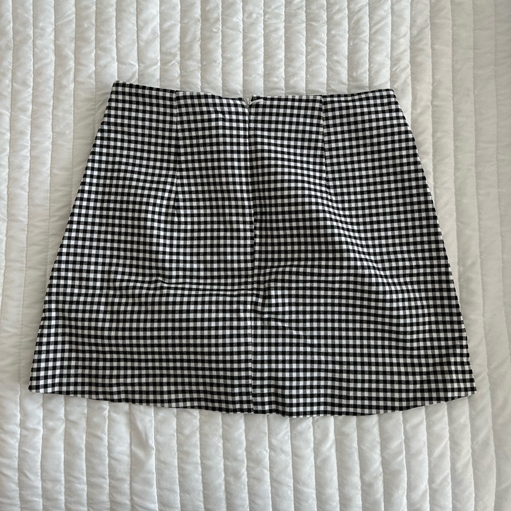 Checkered Mini Skirt